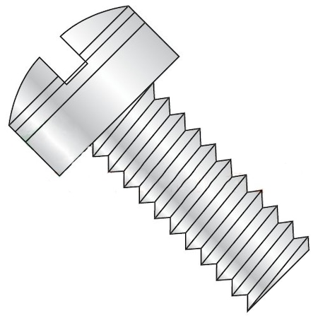 Newport Fasteners #6-32 x 1/4 in Slotted Fillister Machine Screw, Plain Steel, 500 PK 700501